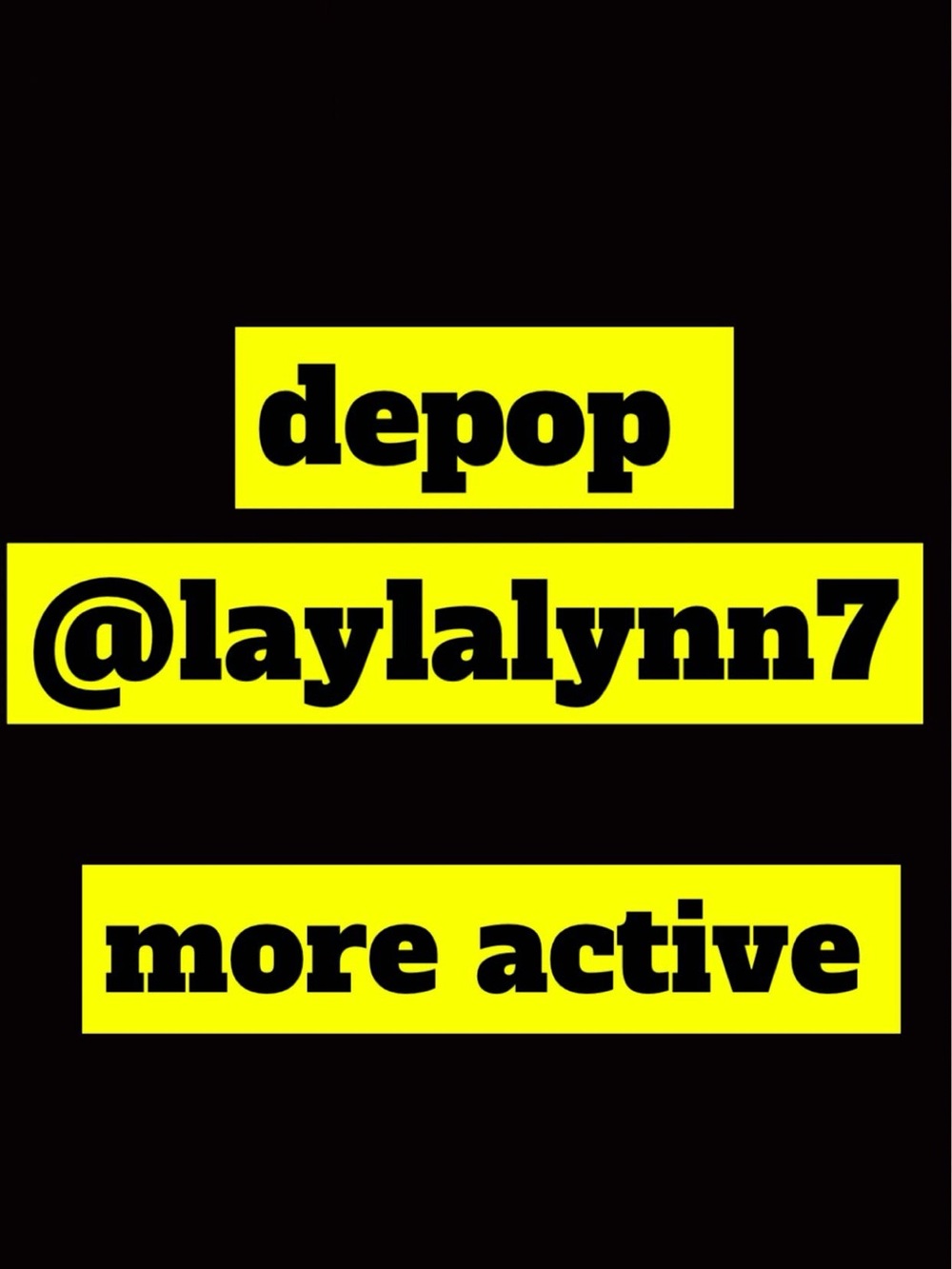 Depop Shop Graphic Tee - Yellow & Black Text Print